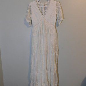 PinkBLush White Dress